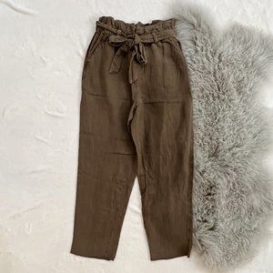 Aerie Paperbag Belted Trouser